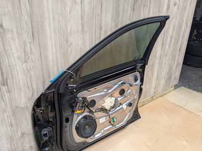 OEM Mercedes W212 E350 E400 E550 Front Right Passenger Door Shell Panel Black 197 (Obsidian black- Metallic finish)