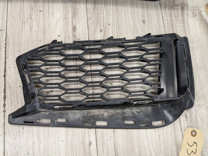 2017-2023 BMW M550i G30 Front Left Right Center Bumper Cover Grilles SET 8064931 17-20 OEM BMW G30 Front Bumper Lower Center Left Right Driver Passenger Grille Trim Black
