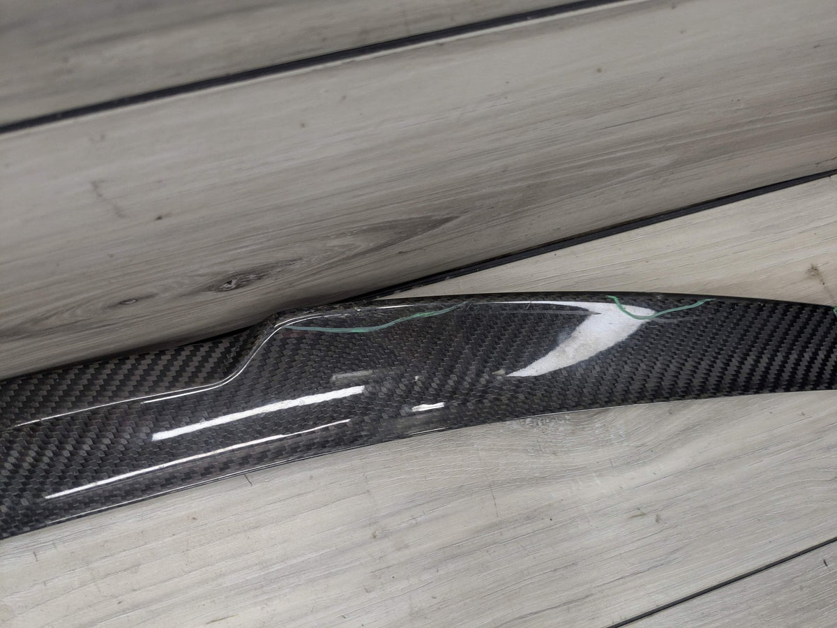 DAMAGE* 14-20 BMW F22 F87 M4 Trunk Duckbill Spoiler CARBON FIBER
