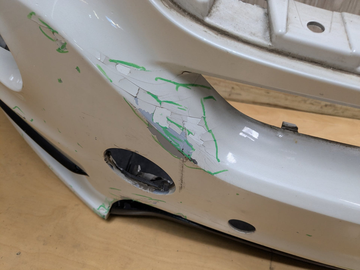 *14-18 OEM BMW F15 X5 Front Bumper Cover Panel White A96 MINERALWEISS METALLIC (A96)