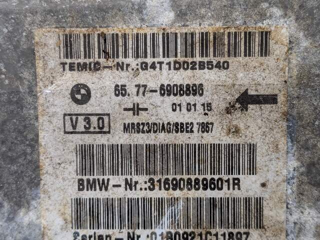 1996 - 2003 BMW Z3 E36 SRS Airbag Air Bag Module 6908896 M54B25O0