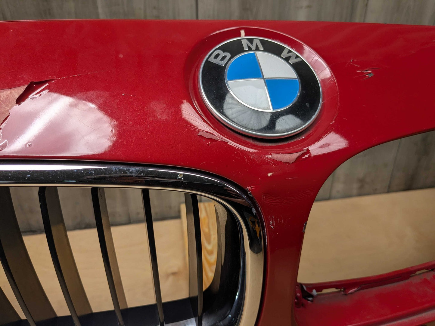 NOTE* 12-15 OEM BMW F30 F31 328 335 BASIS Front Bumper Cover w/ Grilles Red A75 MELBOURNEROT METALLIC (A75)
