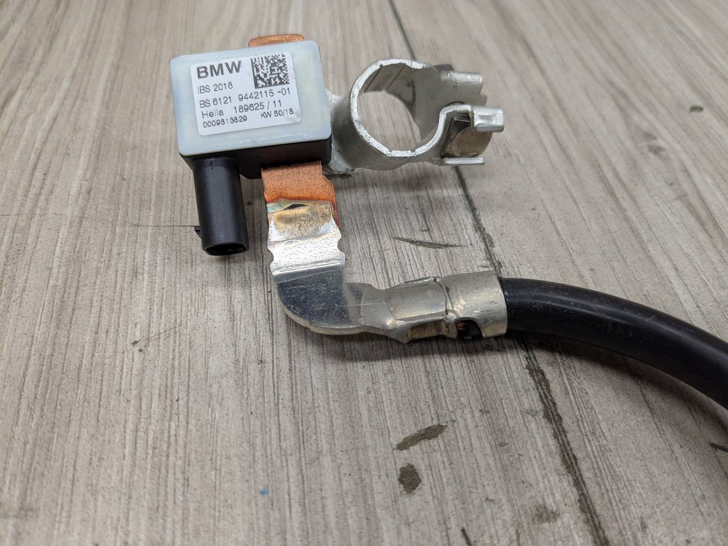 2019 BMW 330i G20 Battery Negative IBS Wire Cable 9442115 OEM BMW G05 G06 G07 G20 G22 G23 G26 G29 Negative Terminal IBS Sensor Wire Cable