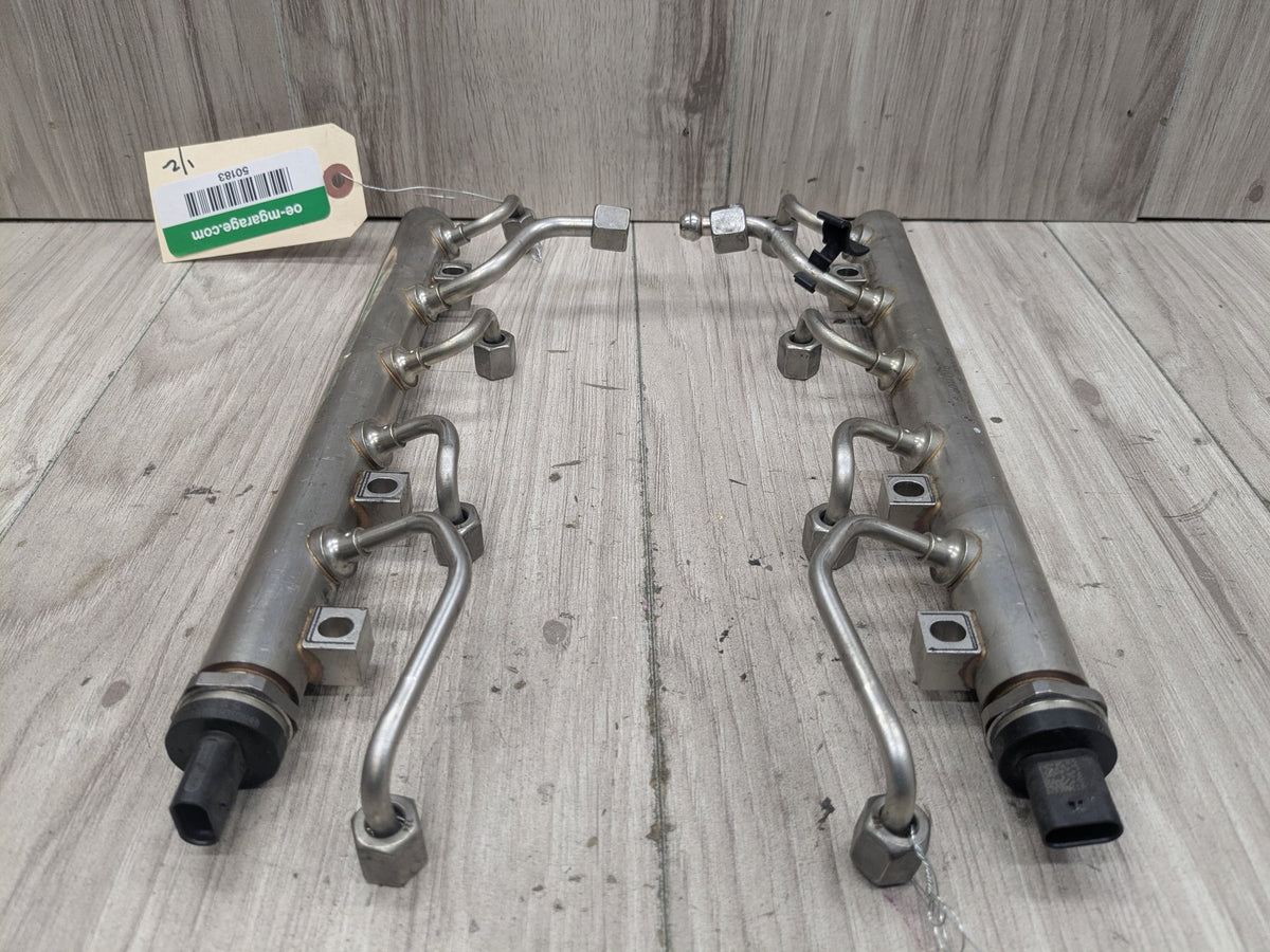 PRE-LCI OEM BMW G12 750 G30 M550 Engine N63R Right Fuel Injector Rail Lines 5-8