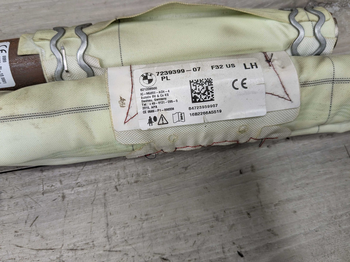 14-20 OEM BMW F32 F82 M4 Coupe Left Driver Top Roof Head Air Bag Airbag Curtain
