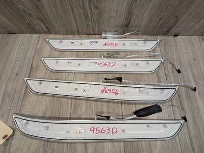 16-19 OEM BMW G11 G12 OEM Door Sills M Trim Illuminated Entry Panels Kit SET*