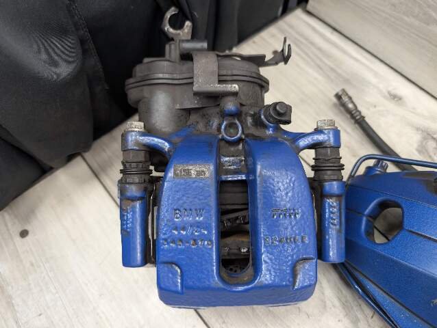 17-23 OEM BMW G30 530 540 M550 Front Rear Left Right Brake Calipers SET Blue