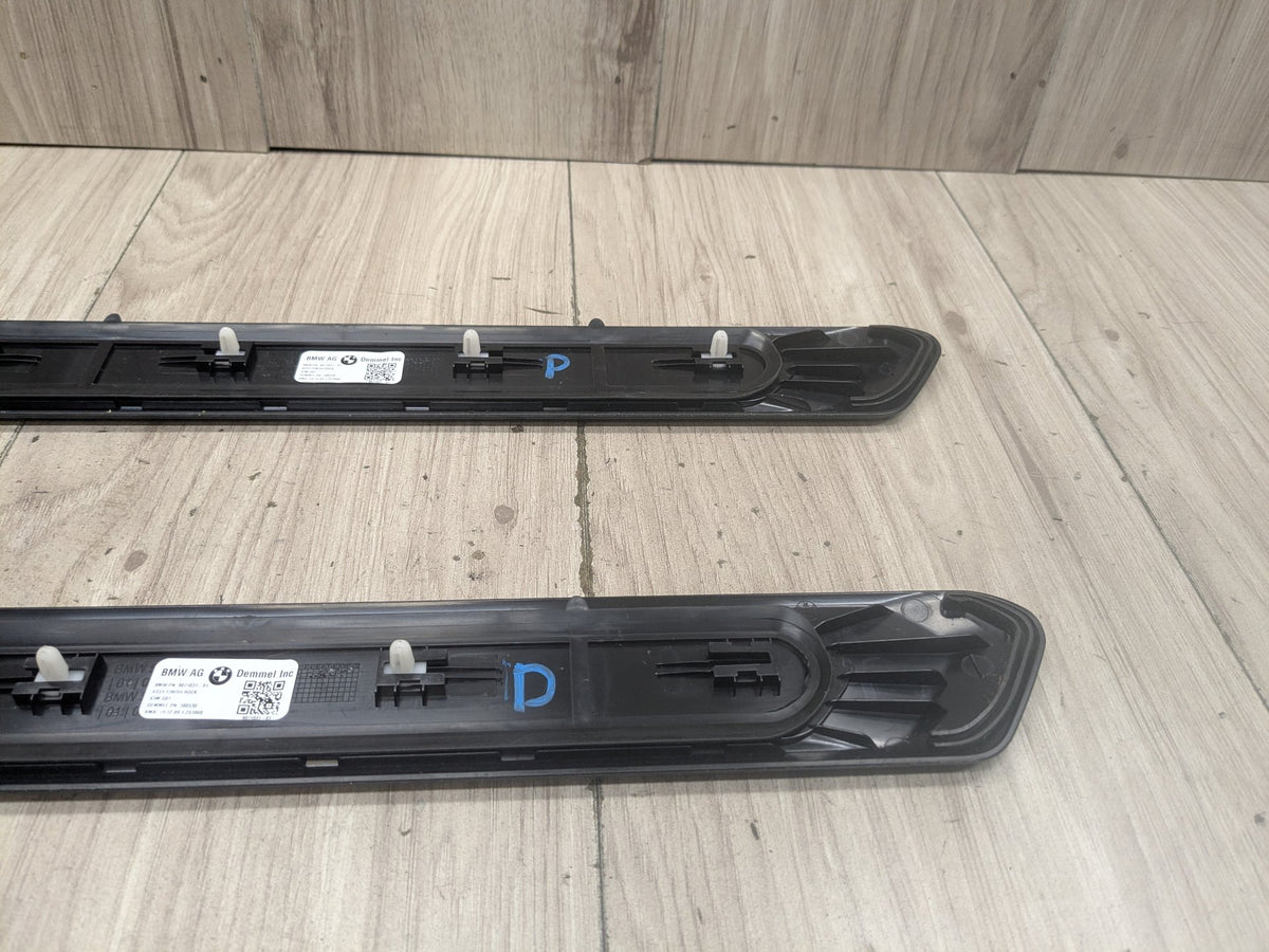 2020-2024 BMW X3 F97 Front Left Right Scuff Plate Door Sill SET 7393397 OEM