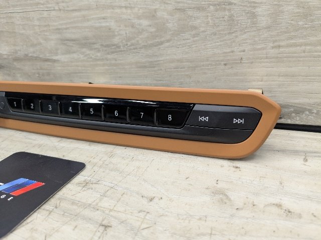 OEM BMW G20 G22 G23 G80 G82 G83 Control Panel Radio Media Buttons Control BROWN