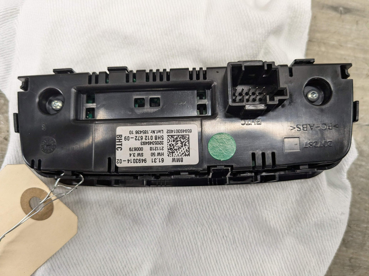18-24 OEM BMW G01 G02 F97 F98 X3 X4 AC Rear Heater Climate Control Switch Panel