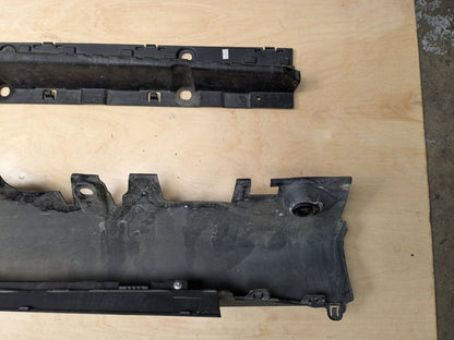 OEM BMW F16 F86 X6 X6M Right Passenger Side Skirt Rocker Panel Molding w Bracket