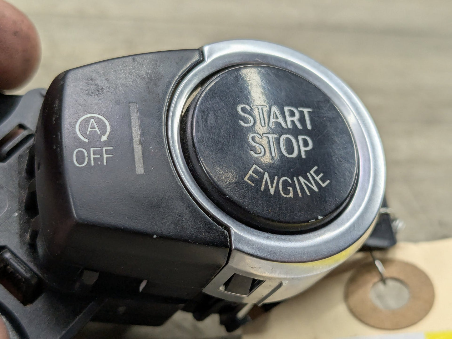 14-19 OEM BMW F15 F16 F85 F86 X5 Engine Ignition Auto Start Stop Switch Button