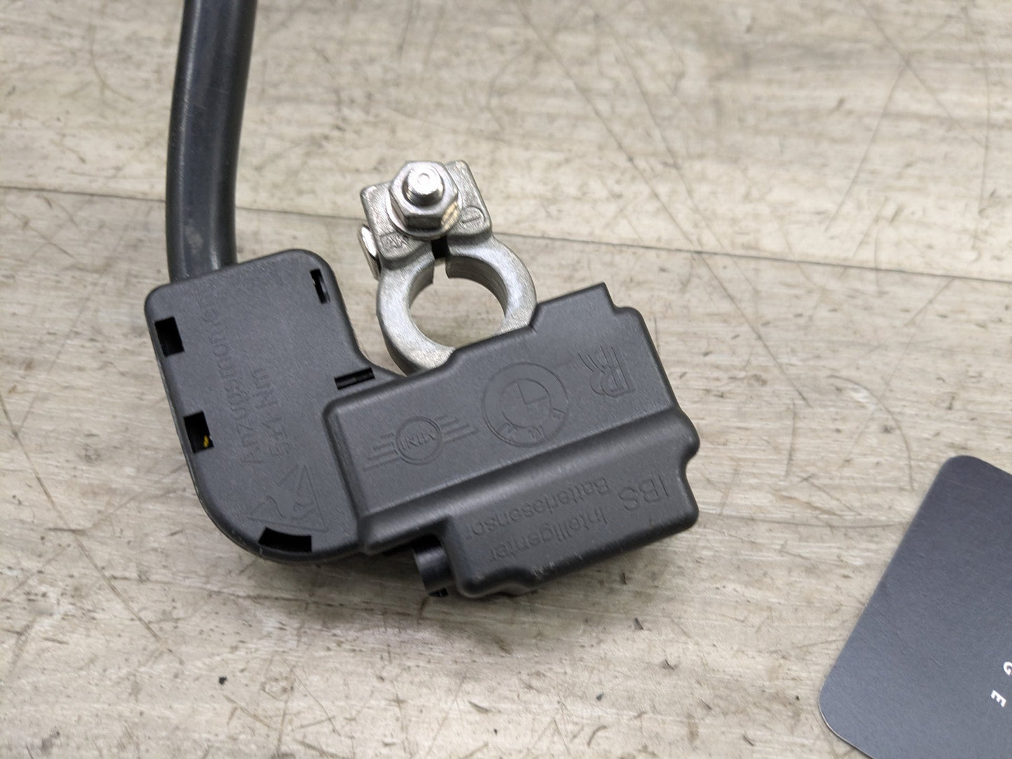07-14 OEM BMW E70 E71 X5M X6M Rear Trunk Battery Negative Ground Cable