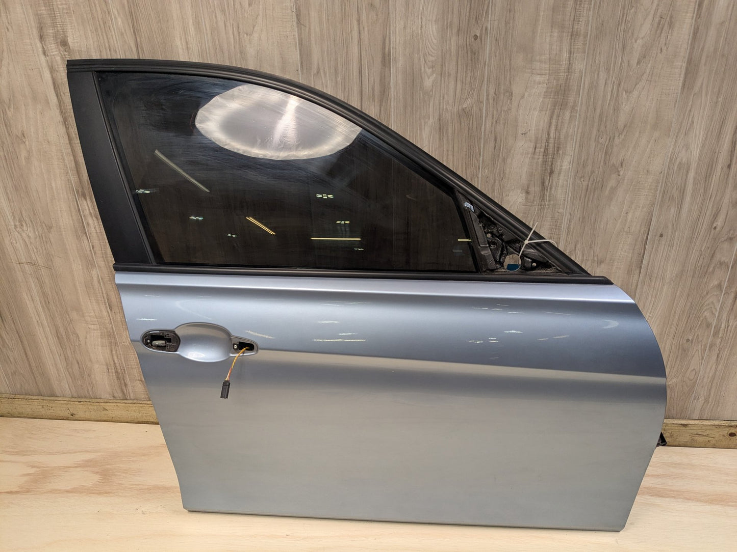 OEM BMW F30 F80 328 330 335 340 M3 Front Right Passenger Door Shell Panel Blue LIQUID BLUE METALLIC (B40)