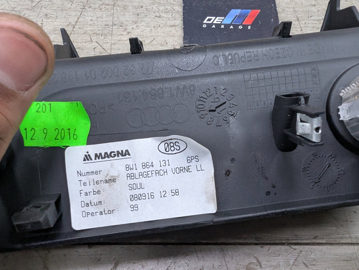 17-25 OEM AUDI A4 A5 RS5 S4 S5 S7 Center Console Tray w/ Power Outlet