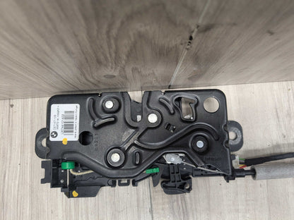 2017 BMW 750i G12 Liftgate Trunk Lid Liftgate Lock Latch Actuators SET 7441014 16-22 OEM BMW G11 G12 740 750 M760 Trunk Lid Power Lock Drive Actuator