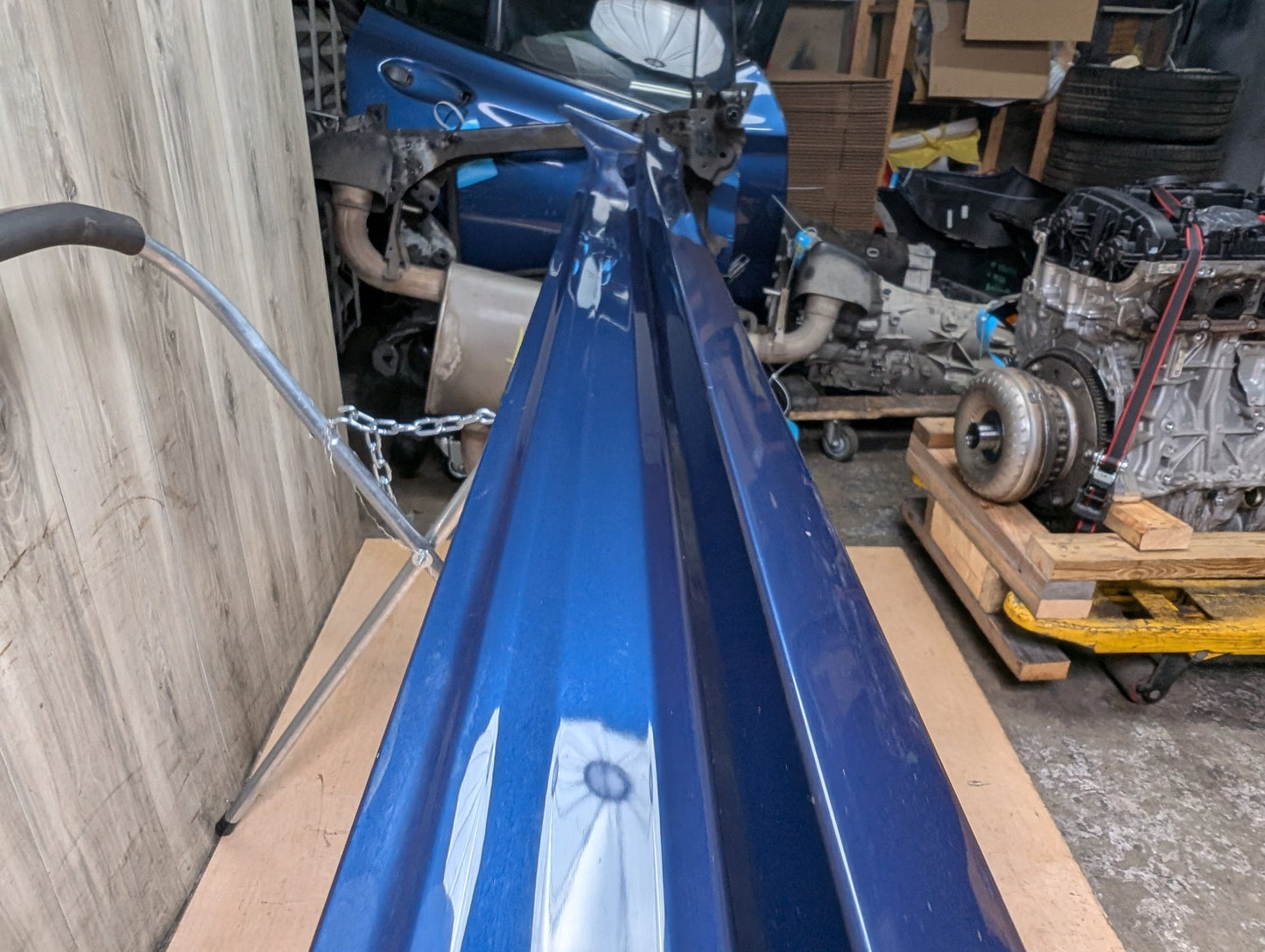 18-24 BMW G01 G02 F97 X3 X4 M Sport Left Driver Rocker Panel Blue C1M