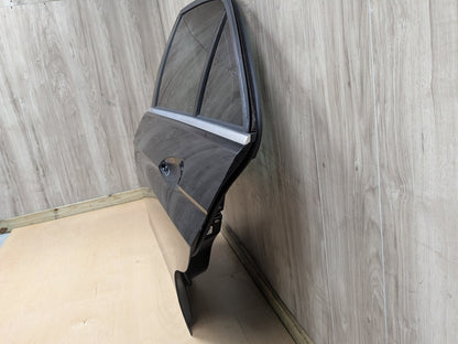 OEM Mercedes W212 E350 E400 E550 Rear Left Driver Door Shell Panel Black 197 (Obsidian black- Metallic finish)