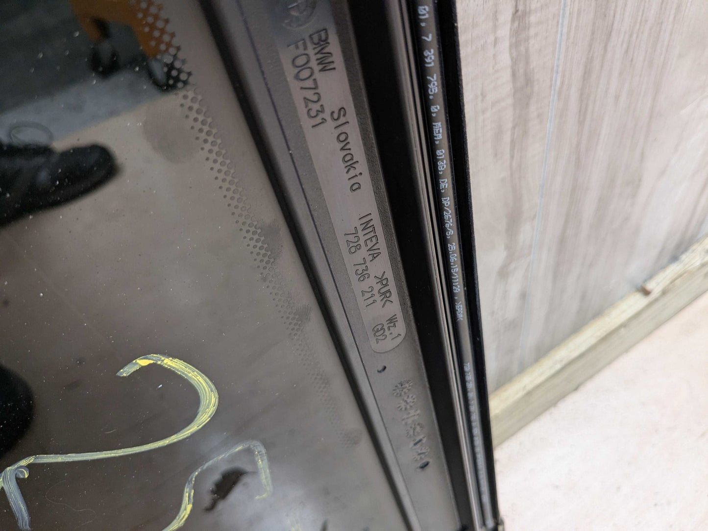 16-22 OEM BMW F48 X1 28i 28iX REAR Upper Sunroof Sun Roof Panel Window Glass