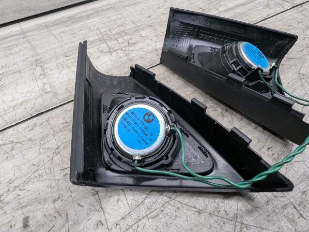 OEM BMW F10 528 535 Front Left Right Door Sound Speaker Tweeter w Cover PAIR