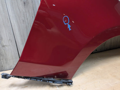 *08-13 OEM BMW E82 E88 128 135 Right Passenger Side Fender Panel Red A82 Red VERMILIONROT METALLIC (A82)