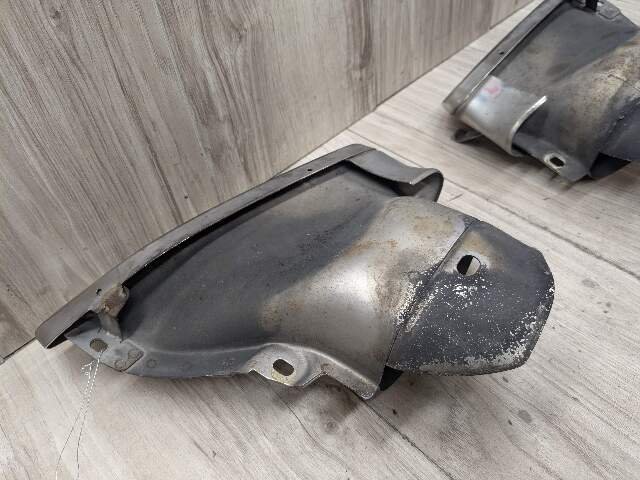 10-16 OEM Mercedes W212 E350 E550 Rear Left Right Side Exhaust Muffler Tips PAIR
