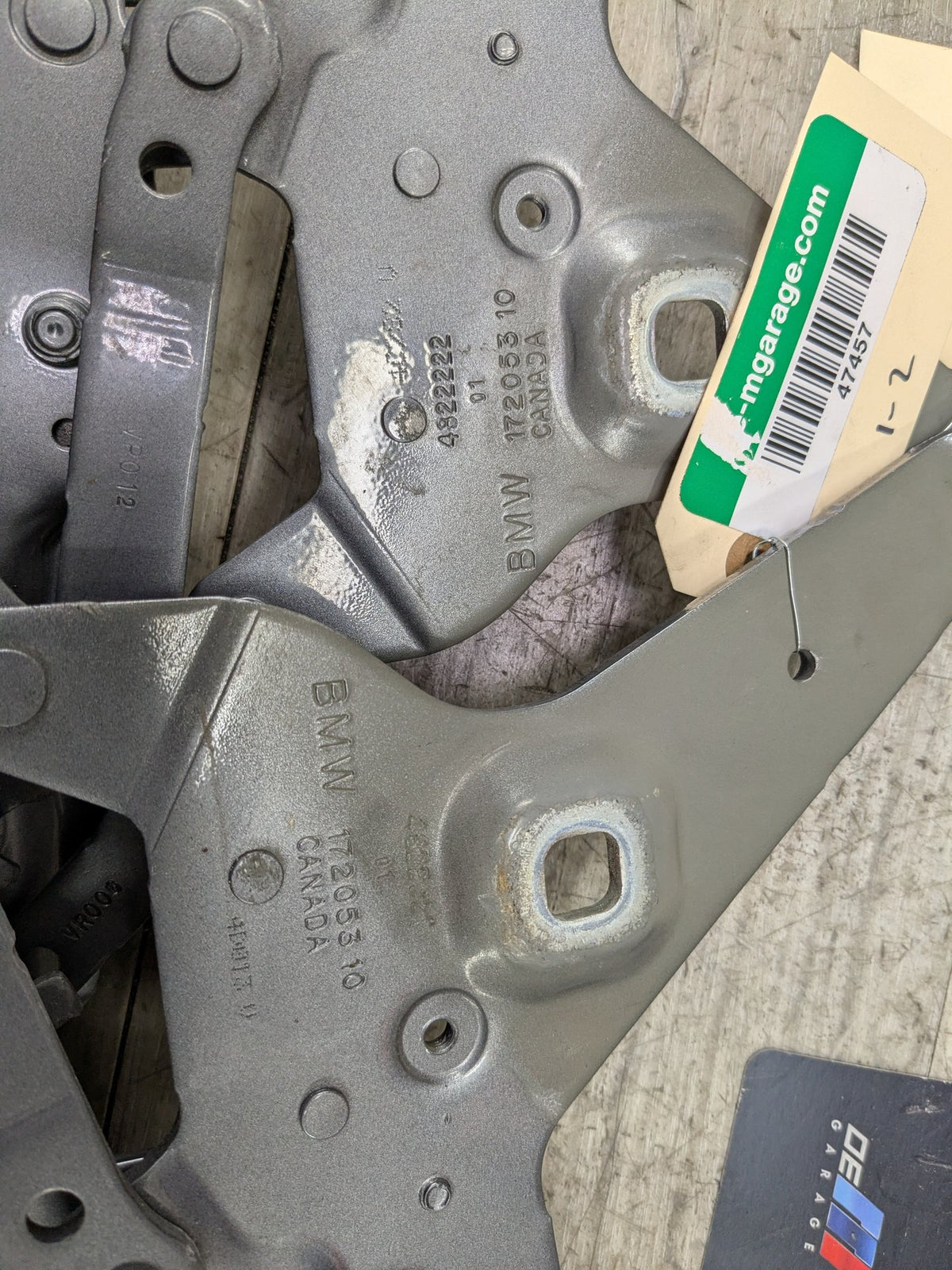 OEM BMW F15 F16 F85 F86 X5 X6 Left Right Hood Hinge Support Bracket SET