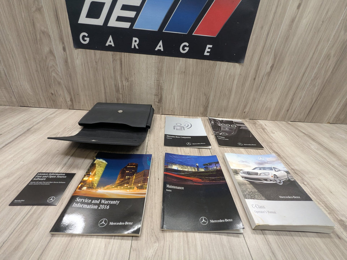 OEM Mercedes W205 CONVERTIBLE Owners Manual Operator Books COMPLETE