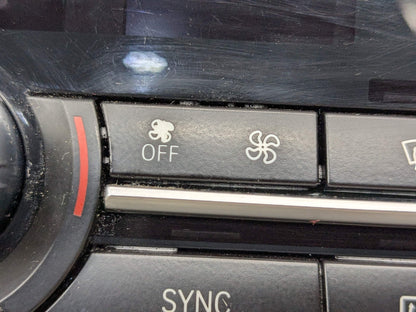 14-19 OEM BMW F15 F85 X5 F16 F86 X6 AC Heater Control Panel Radio Media Switch