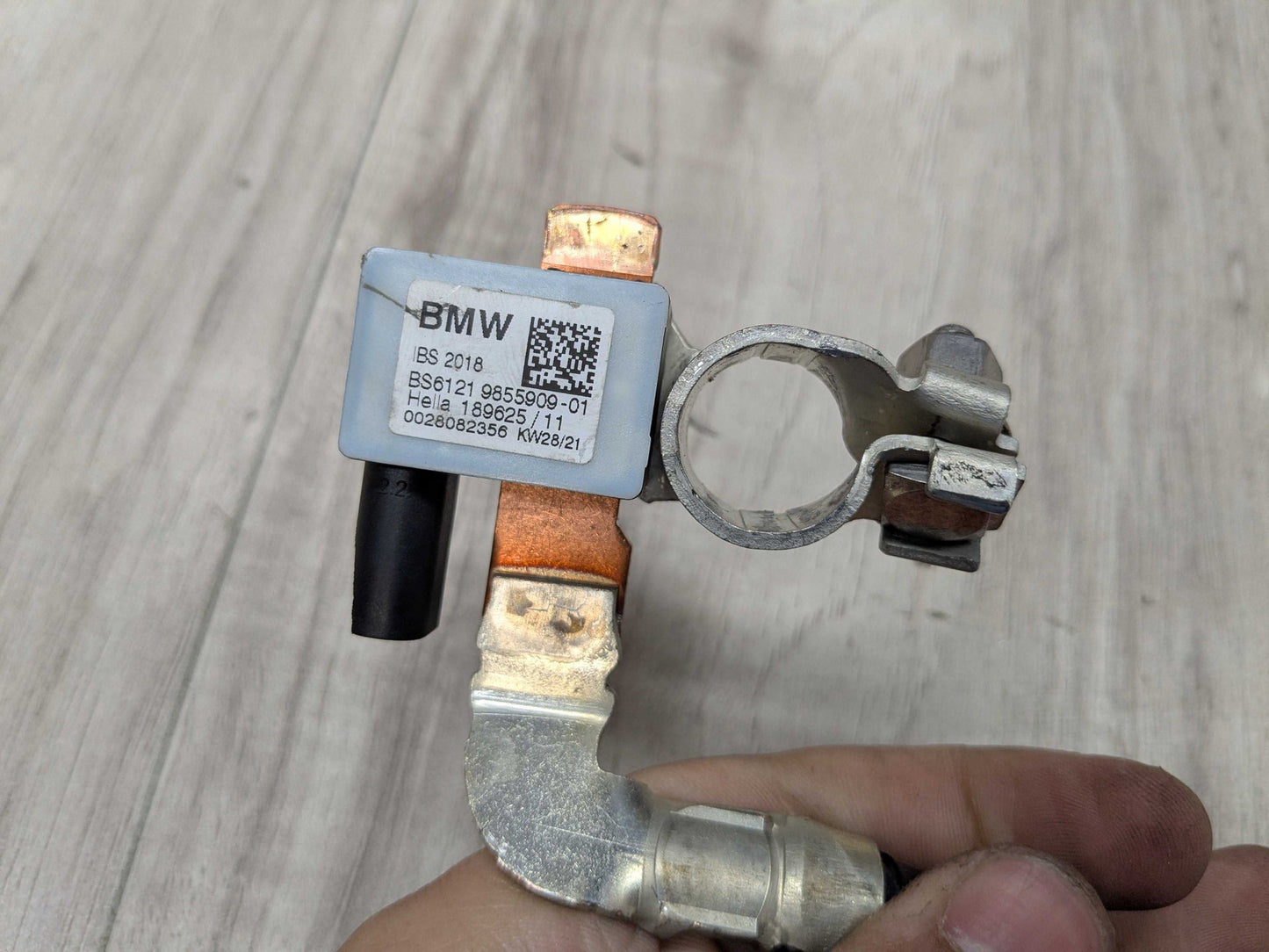 2022 BMW Z4 G29 Battery Negative IBS Wire Cable 9855909 OEM BMW G05 G07 G20 G22 G23 G26 G42 Battery Negative Cable Terminal IBS Sensor