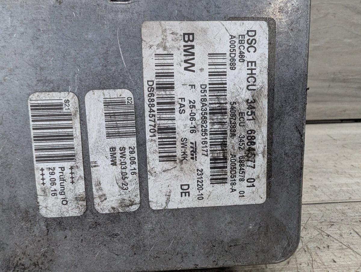2017 BMW 740i G12 ABS Pump Module 6884577 PRE-LCI OEM BMW G01 G12 G30 ABS Brake Pump Anti Lock DSC Dynamic Stability OEM