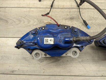 2020 BMW M340i G20 Front Rear Left Right Brake Caliper SET 6891235 OEM BMW G20 G22 G23 M240 M340 M440 Front Rear Left Right Brake Calipers SET Blue