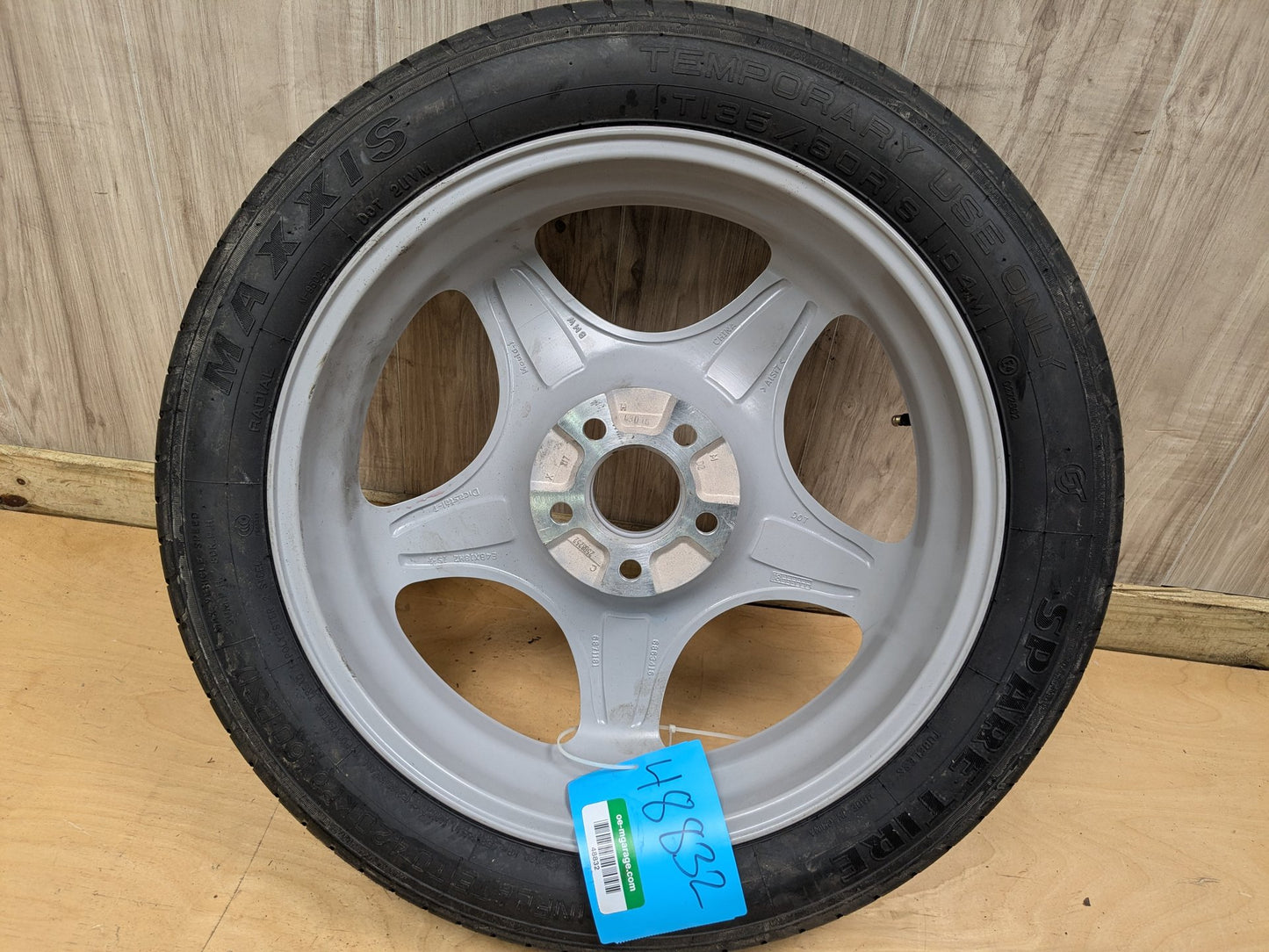 OEM BMW G01 G02 G12 G30 530 540 M550 X3 X4 Spare Tire Wheel Rim Donut 18x4 ET-1
