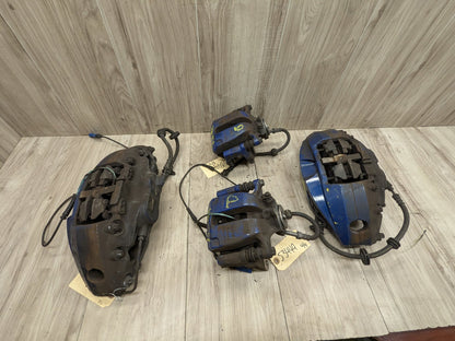 17-23 OEM BMW G30 540 M550 Front Rear Left Right Brake M SPORT Calipers SET Blue