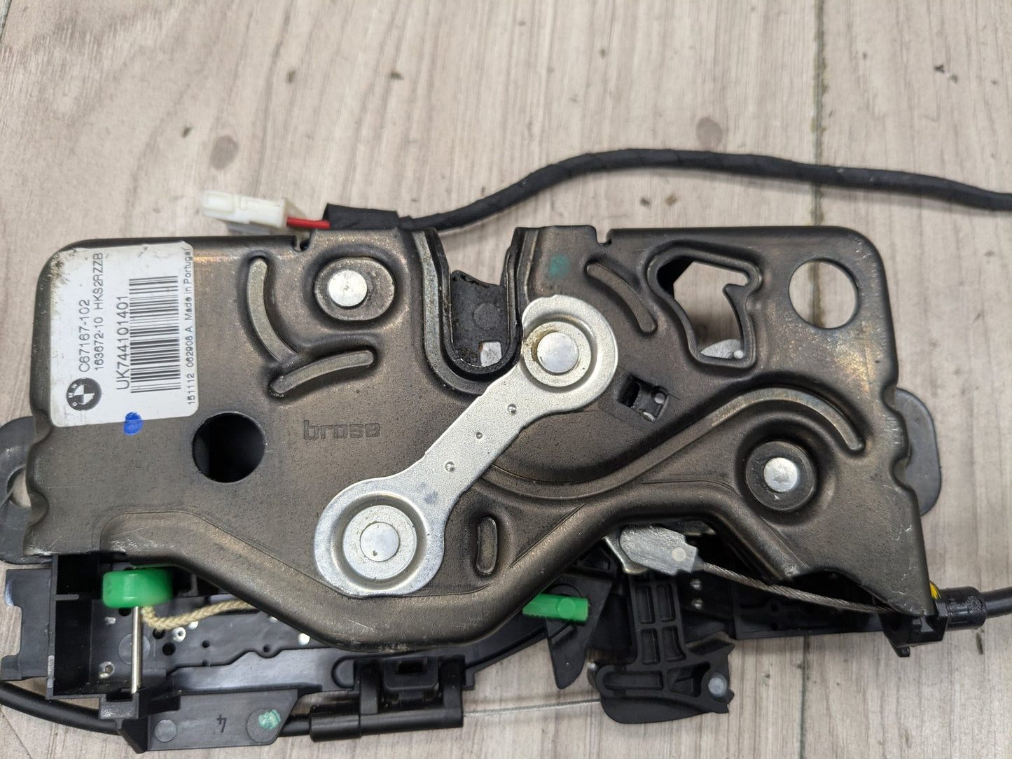 2016 BMW 750i G12 Liftgate Trunk Lid Liftgate Lock Latch Actuators SET 7441014 16-22 OEM BMW G11 G12 740 750 M760 Trunk Lid Power Lock Drive Actuator