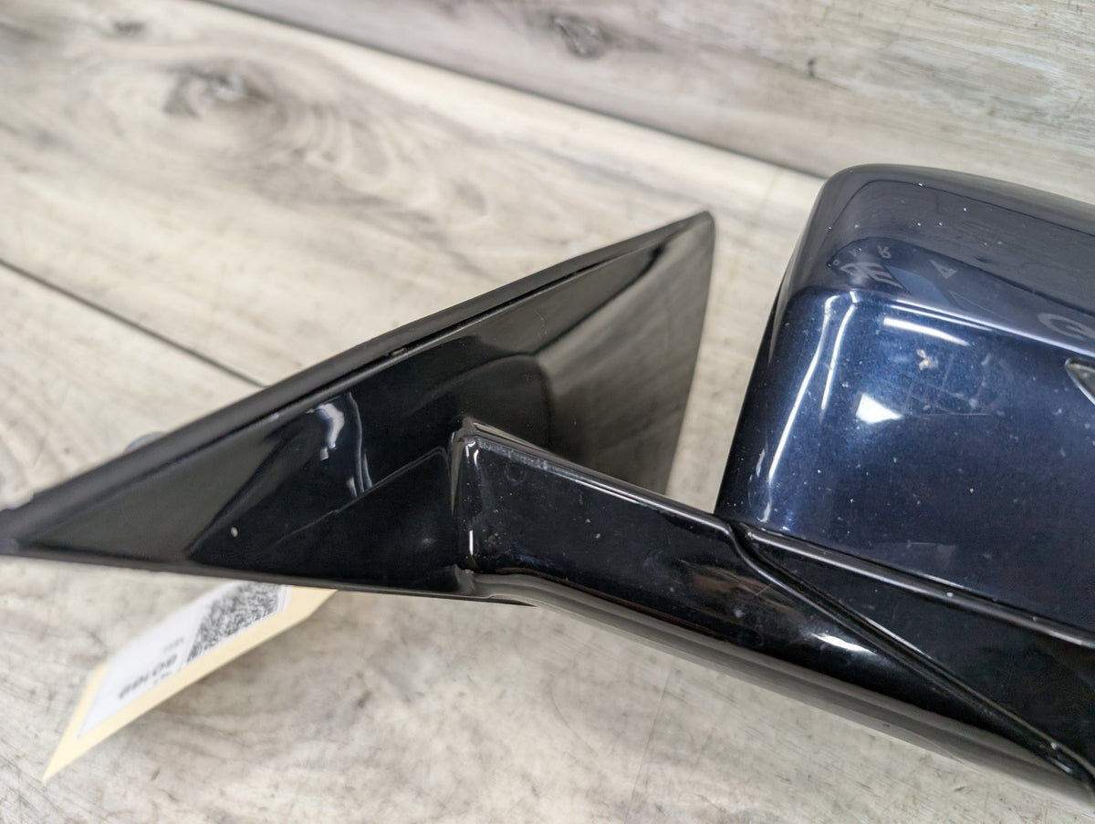 17-23 OEM BMW G30 530 540 M550 Left Driver Side Mirror Blind Spot SHADOW GLOSS