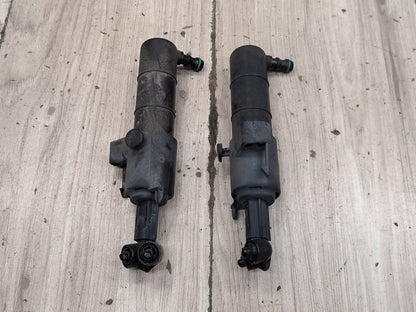 2009-2012 Mercedes-Benz E550 W212 Front Left Right Bumper Headlight Washer Nozzles SET A2128600147 OEM