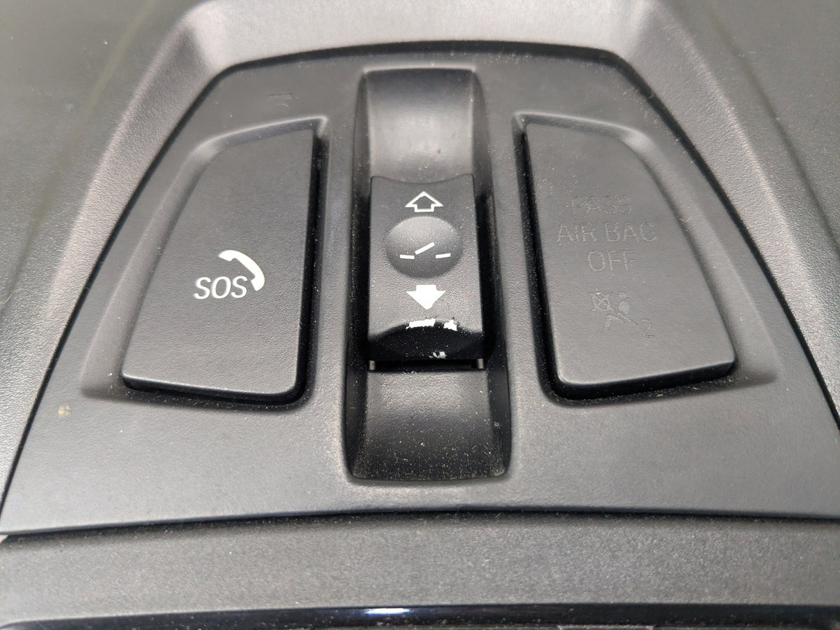 OEM BMW F15 F16 F39 F85 F86 X5 X6 Headliner Roof Console Dome Light Switch Black