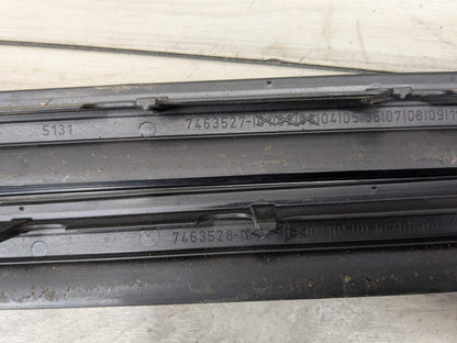 19-25 OEM BMW G05 X5 Front Left Right Windshield Side Drip Molding PAIR