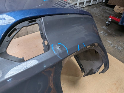 2018-2024 BMW X3 G01 Rear Bumper Cover Blue C1M