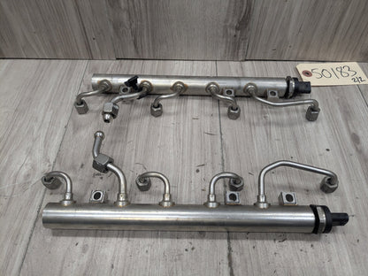 PRE-LCI OEM BMW G12 750 G30 M550 Engine N63R Right Fuel Injector Rail Lines 5-8