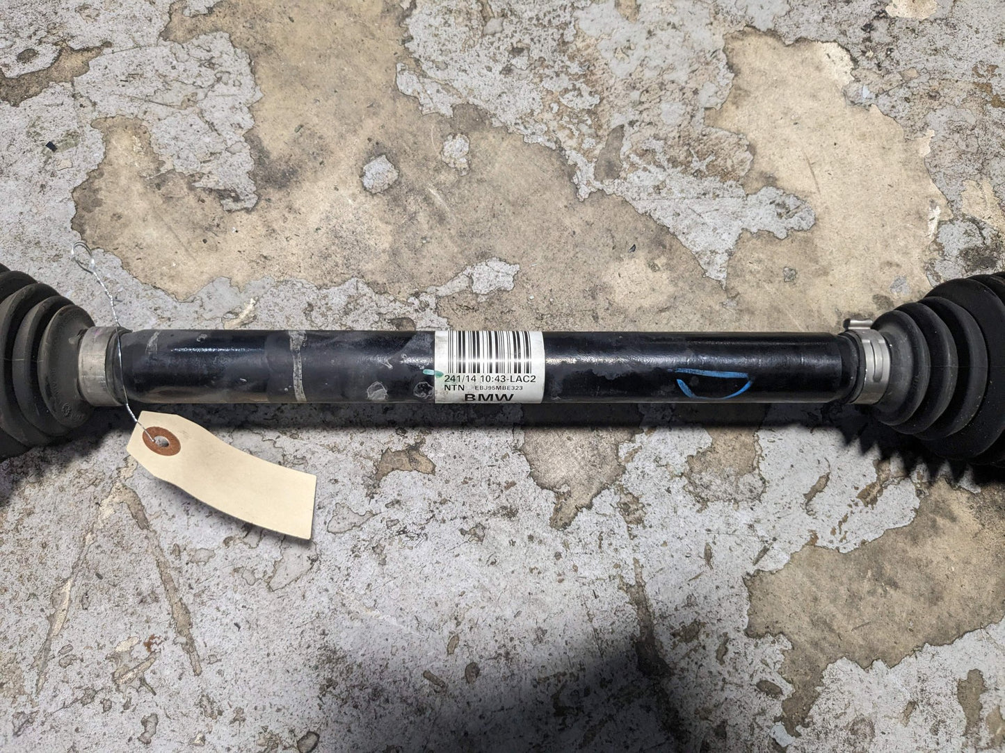 2015 BMW 328i F31 Rear Left Driver Half Shaft Output CV Axle 8603109
