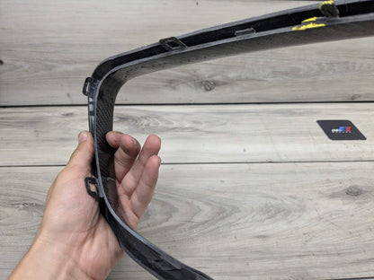 15-20 OEM BMW F87 M2 Left Driver Side Carbon Fiber Overlay Upper Kidney Grille