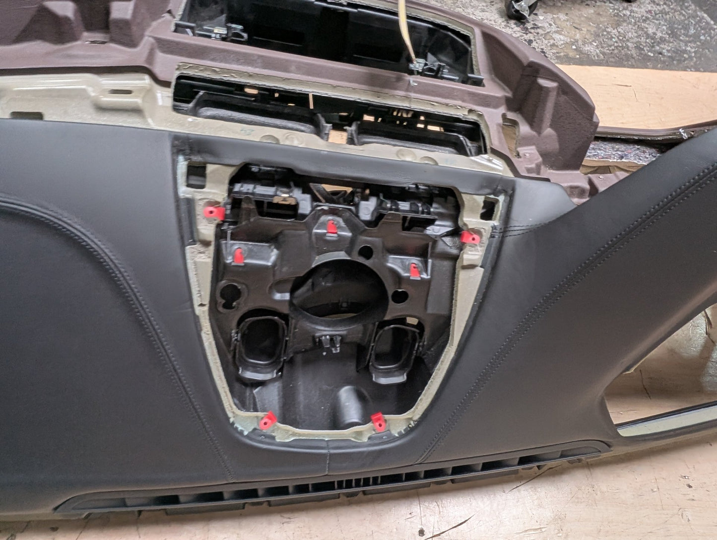 17-23 OEM BMW G30 LEATHER Dashboard Dash Board Panel Black w/ HUD