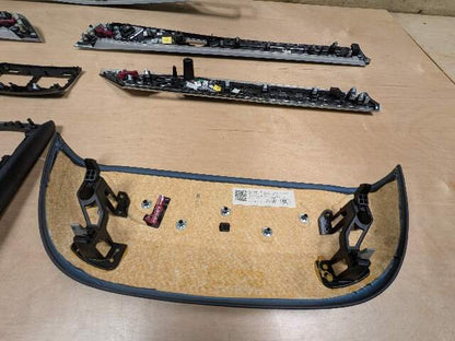 16-19 OEM BMW G12 750 Left Right Center Dash Interior Door Seat Panel Trim SET