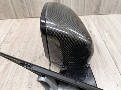 2017-2023 BMW M550i G30 Front Left Driver Side Mirror Assembly 7485259 17-23 OEM BMW G30 530 540 M550 Left Driver Side Mirror Blind Spot SHADOW GLOSS