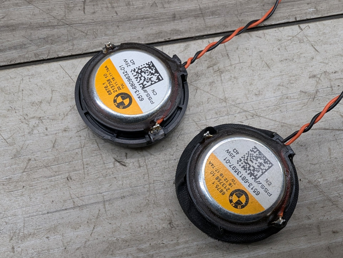 2019-2026 BMW X5 G05 Speakers SET 6809632 OEM BMW G01 G02 G05 G07 F97 F98 X3 X4 X5 Harman Kardon Loud Speaker Tweeter PAIR OEM