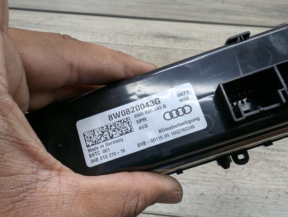 17-25 OEM AUDI A4 A5 Q5 S4 S5 SQ5 Dash Climate Temperature Control Panel Unit