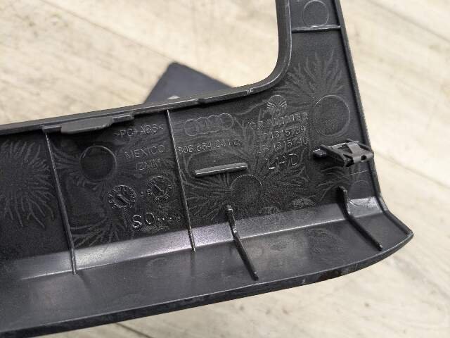 18-20 OEM AUDI Q5 SQ5 Front Center Console Shifter Cover Panel Trim Black