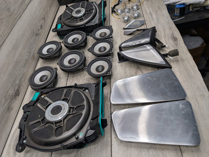 BMW G30 M5 F90 M550 540 530 Bower & Wilkins Speaker Subwoofers Tweeters SET
